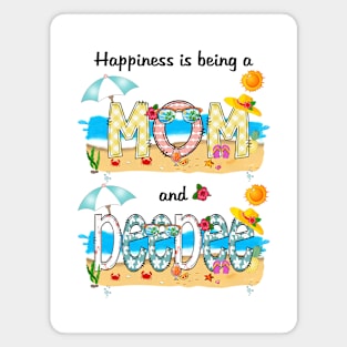 Happiness Is Being A Mom And Deedee Summer Beach Happy Mother's Day Magnet